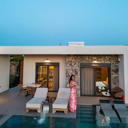 וילה Aphrodite Luxury & Suites-private Heated Pool & Jacuzzi העיירה קוס